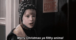 Merry Christmas ya filthy animal.Home Alone 2 quotes