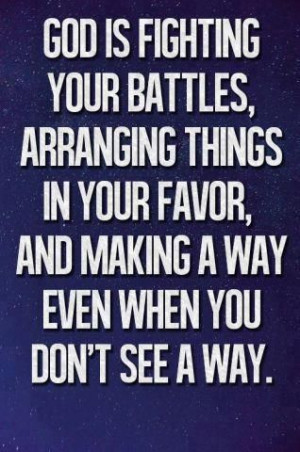 God is fighting your battles https://www.facebook.com/photo.php?fbid ...