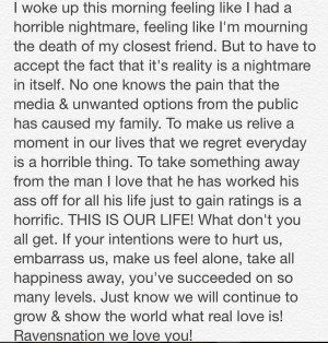 Here is what she had to say, before deleting the post on IG.