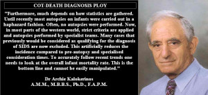 ... Cot death, crib-death, SIDS Medical Pioneer of the 20th century p178