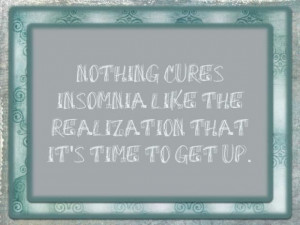 Insomnia Quotes And Sayings