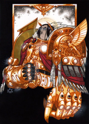 God Emperor of Mankind+++Look to your battle gear and it will protect ...