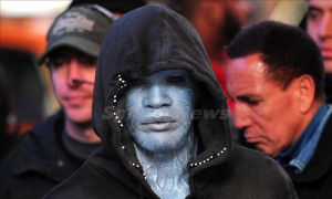 Jamie Foxx was looking fully transformed for his role as Maxwell ...