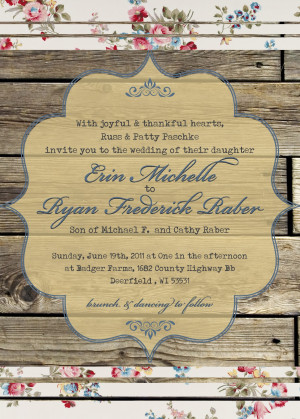 ... fabic detail was my favorite part of the invitation. What's your's