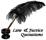 Law and Justice Quotations logo