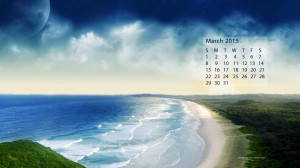 Download Free Download March 2015 HD Wallpaper Calendar