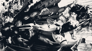 ... grayscale marvel comics comics girls wonder woman 2880x1630 wallpaper