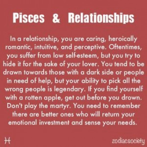 Relationships. #Pisces