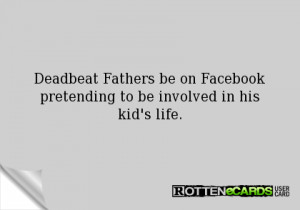 ... Fathers be on Facebook pretending to be involved in his kid's