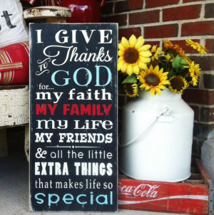 God Quotes About Family I give thanks quotes family