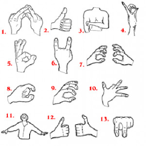 The best hand gang signs 