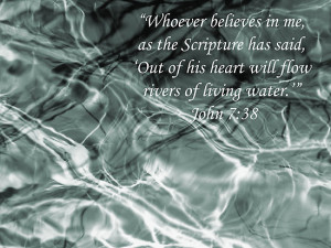 jenny meehan › Portfolio › Water Branches Bible Reflections John 7 ...