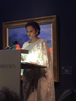 Priyadarshini Raje Scindia promotes Gwalior at Christie's in London (2 ...