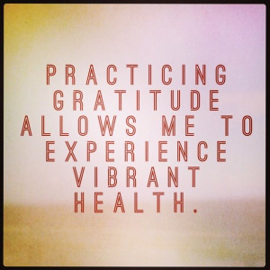 Gratitude affirmation