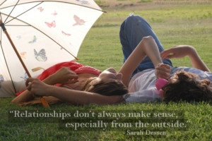 Relationships don't always make sense