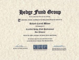 CHP Level 2 in Due Diligence Certificate: Within a few weeks of after ...