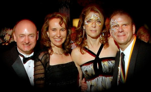 Com. Kelly, Rep. Giffords join Paige & Tilman Fertitta in Galveston.