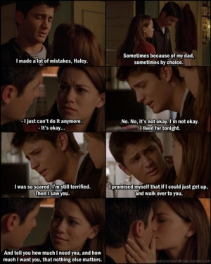 couple, cute, kiss, naley, one tree hill - inspiring picture on Favim ...