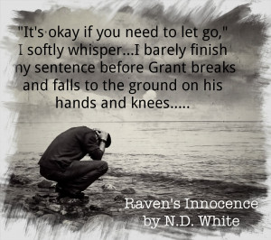 photo with a quote depicting a scene in Raven's Innocence, a ...