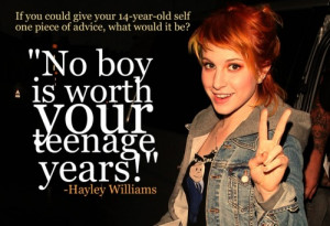 Nobody is worth your teenage years