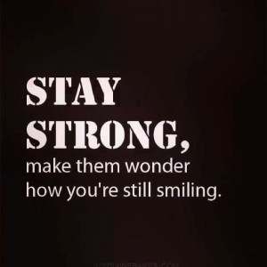 Stay strong