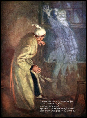 wear the chain I forged in life...