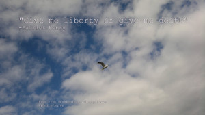 Freedom wallpaper: Give me liberty or give me death