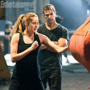 Tris and Four 'Divergent' still