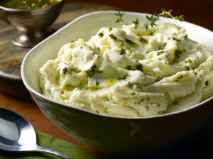 Olive Oil and Herb Mashed Potatoes
