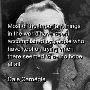 Dale carnegie quotes sayings try moving on inspirational