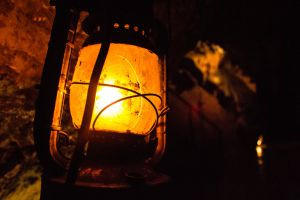 Linville Caverns-Lantern in Photography