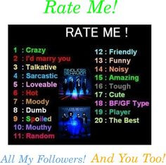 Rate Me!