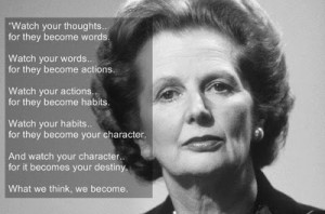 Margaret Thatcher's Words of Steel