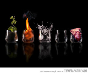 Funny photos four elements fire water air earth