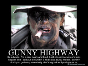 Don't Ask; Don't Tell...What Would Gunny Highway Do?