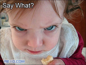 搞笑_女孩生气表情 鸵鸟不好惹 猩猩左罗