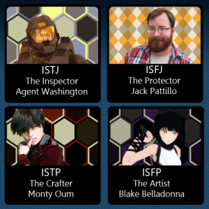 idek Red vs Blue Rooster Teeth Achievement Hunter MBTI RWBY Red ...