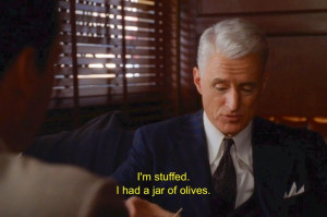 Roger Sterling on Mad Men