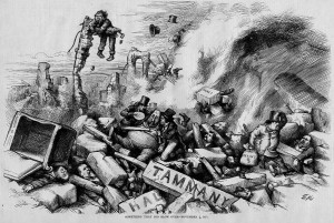 TAMMANY HALL MEMBERS AND BOSS TWEED SOMETHING THAT DID BLOW OVER BY ...