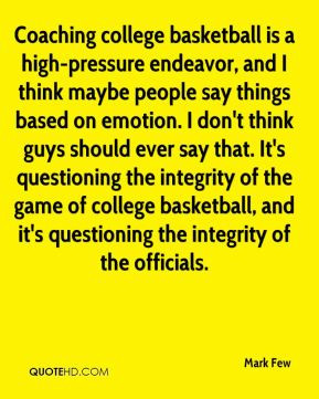 Mark Few - Coaching college basketball is a high-pressure endeavor ...