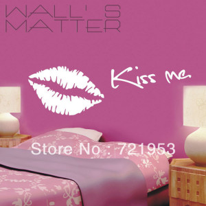 ... -Romantic-Vinyl-Wall-Art-Bedroom-Girl-s-Room-Decor-Quotes-KISS-ME.jpg