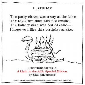 Birthday by Shel Silverstein