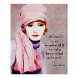 Speak in Movie Quotes and Song Lyrics Poster