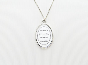 Johnnyswim Heart Beats Inspired Lyrical Quote Pendant Necklace (Silver ...