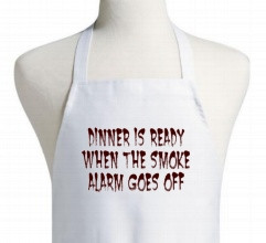Smoke Alarm Goes Off Apron