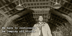 saw this quote by Kurt Vonnegut, it made me think of the angel Castiel ...