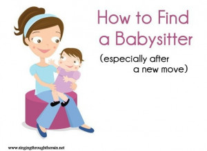 How to Find a Babysitter (Especially After a New Move)