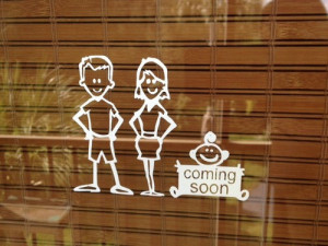 Cute Expecting Baby Quotes Really cute stick family
