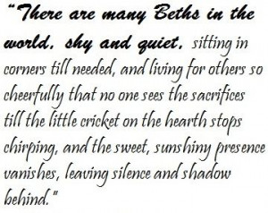 Little Women quote - Louisa May Alcott