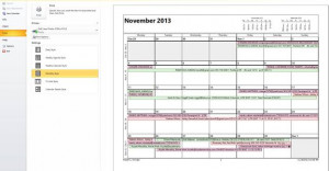 Microsoft Office Outlook 2010 Calendar